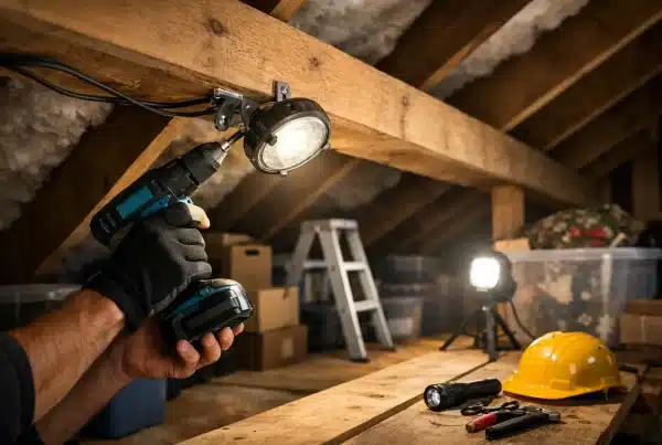 How to Fit Loft Storage Lighting Safely at Home